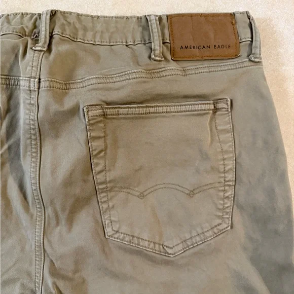 American Eagle Outfitters Khaki Flex Pants 38x34 - Picture 2 of 6